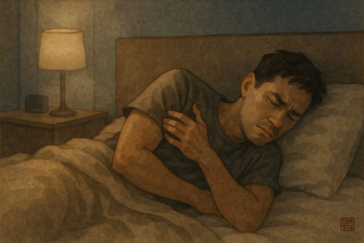 어깨 아픈 분이라면, 모로 누워 자면 곤란합니다 — 잠자는 자세부터 살펴보세요
